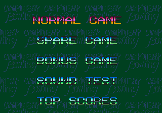 Championship Bowling screenshot 5 for Sega Genesis